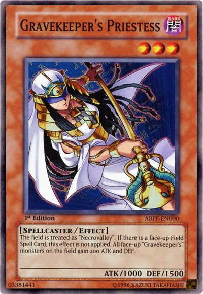 Gravekeeper's Priestess [ABPF-EN000] Super Rare | Odin's Place