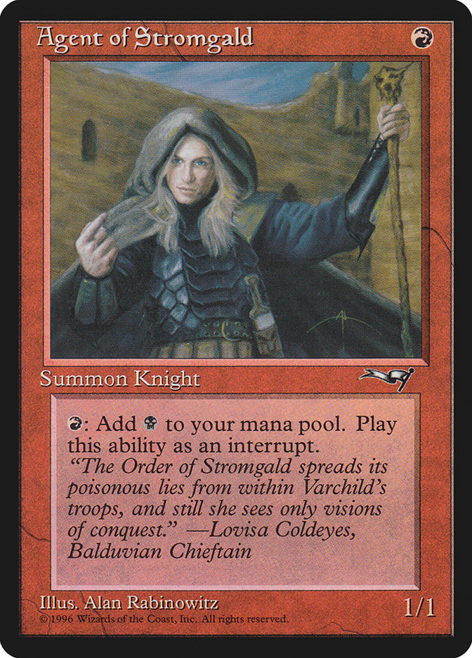Agent of Stromgald (Holding Staff) [Alliances] | Odin's Place