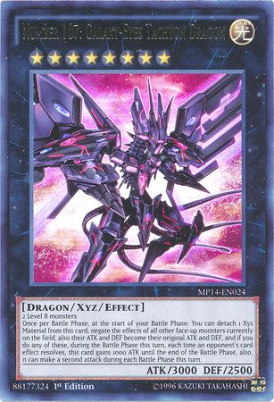 Number 107: Galaxy-Eyes Tachyon Dragon [MP14-EN024] Ultra Rare | Odin's Place