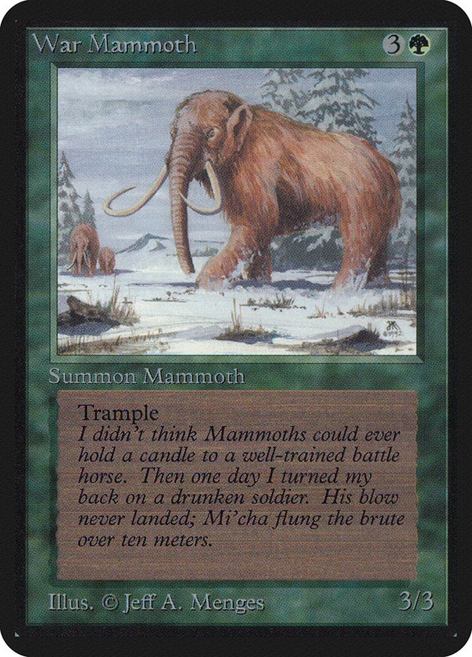 War Mammoth (227) [Alpha Edition] | Odin's Place