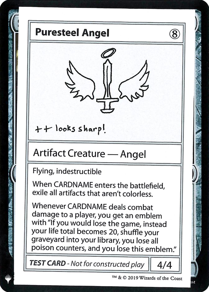 Puresteel Angel [Mystery Booster Playtest Cards] | Odin's Place