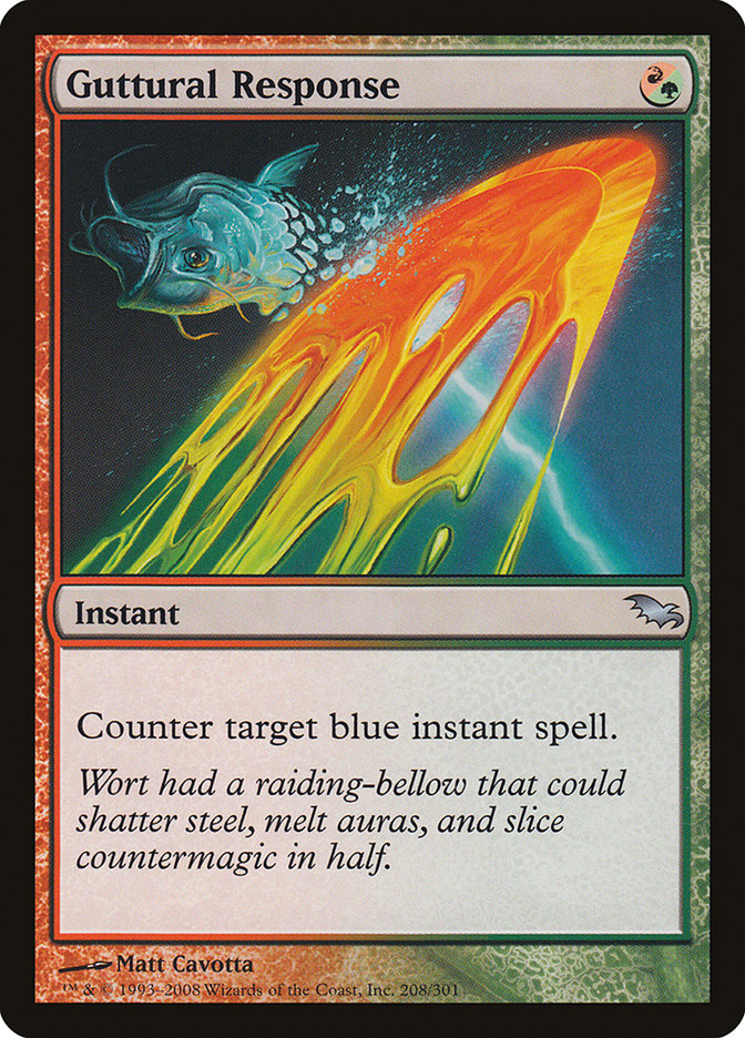 Guttural Response (208) [Shadowmoor] | Odin's Place