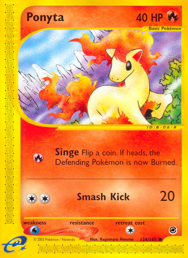 Ponyta (126/165) [Expedition: Base Set] | Odin's Place