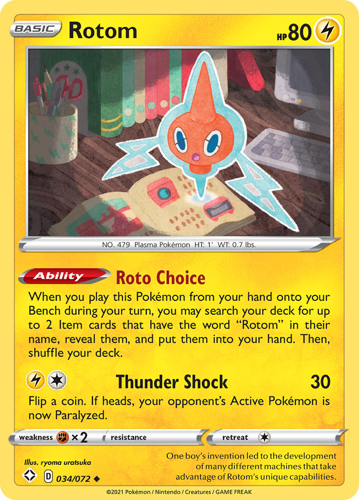 Rotom (034/072) [Sword & Shield: Shining Fates] | Odin's Place