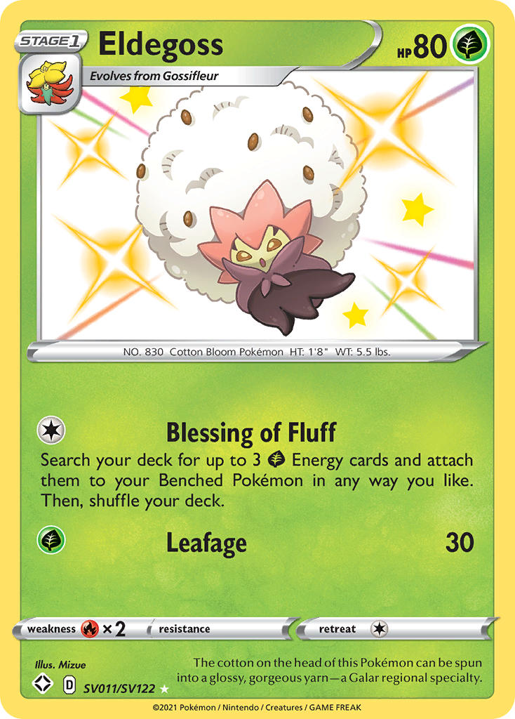Eldegoss (SV011/SV122) [Sword & Shield: Shining Fates] | Odin's Place