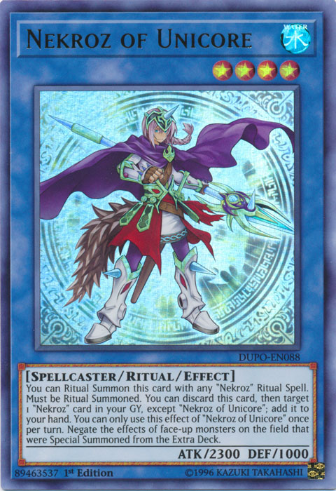 Nekroz of Unicore [DUPO-EN088] Ultra Rare | Odin's Place