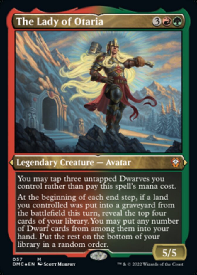 The Lady of Otaria (Foil Etched) [Dominaria United Commander] | Odin's Place