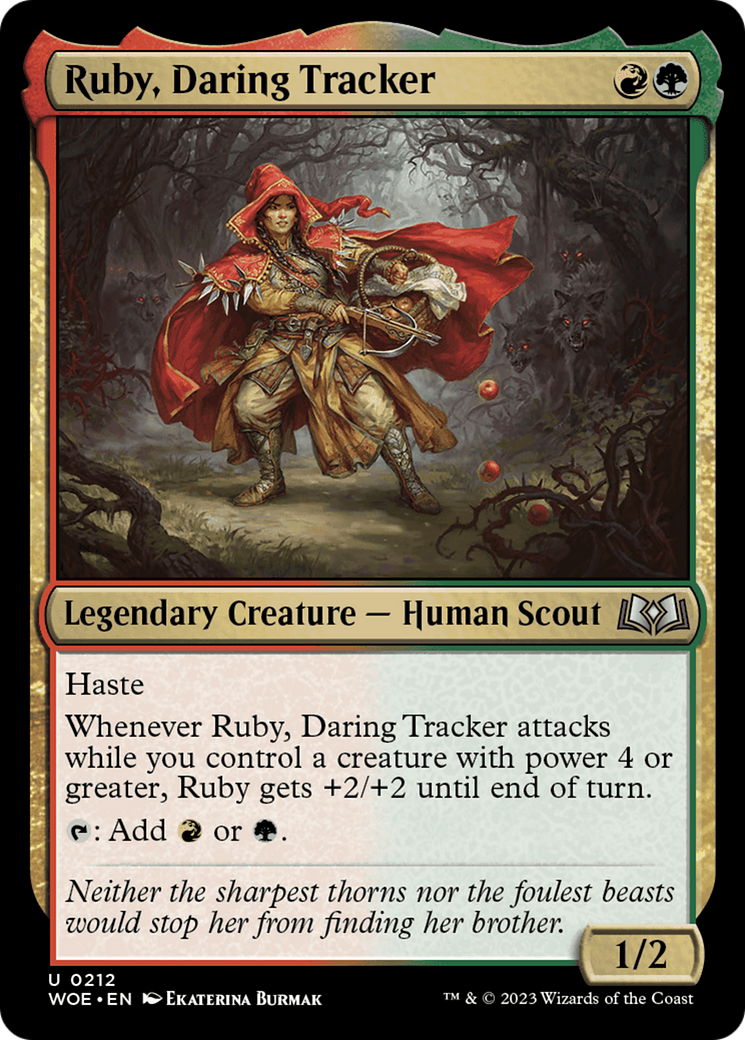 Ruby, Daring Tracker [Wilds of Eldraine] | Odin's Place