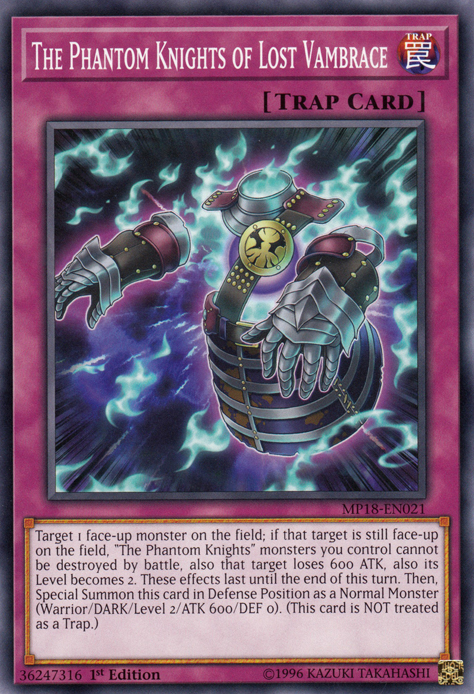 The Phantom Knights of Lost Vambrace [MP18-EN021] Common | Odin's Place