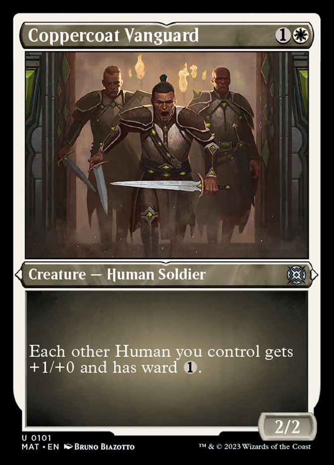 Coppercoat Vanguard (Foil Etched) [March of the Machine: The Aftermath] | Odin's Place