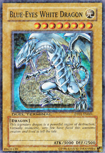 Blue-Eyes White Dragon [DT01-EN001] Super Rare | Odin's Place