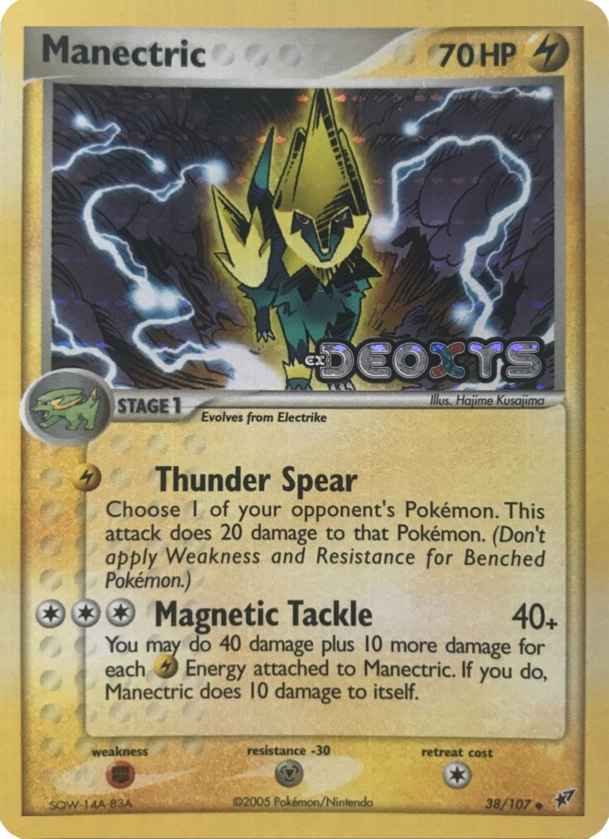 Manectric (38/107) (Stamped) [EX: Deoxys] | Odin's Place