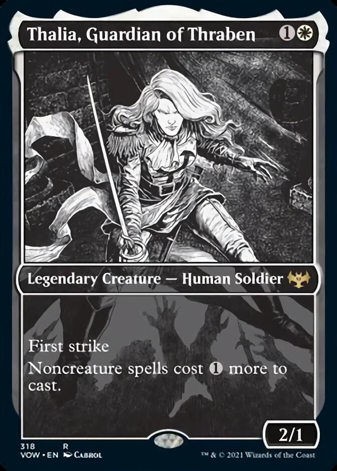 Thalia, Guardian of Thraben (Showcase Eternal Night) [Innistrad: Crimson Vow] | Odin's Place