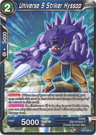 Universe 9 Striker Hyssop (TB1-043) [The Tournament of Power] | Odin's Place