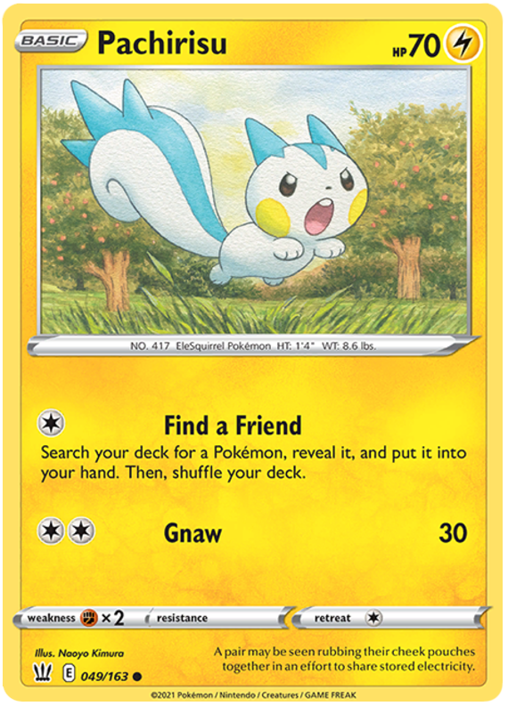 Pachirisu (049/163) [Sword & Shield: Battle Styles] | Odin's Place