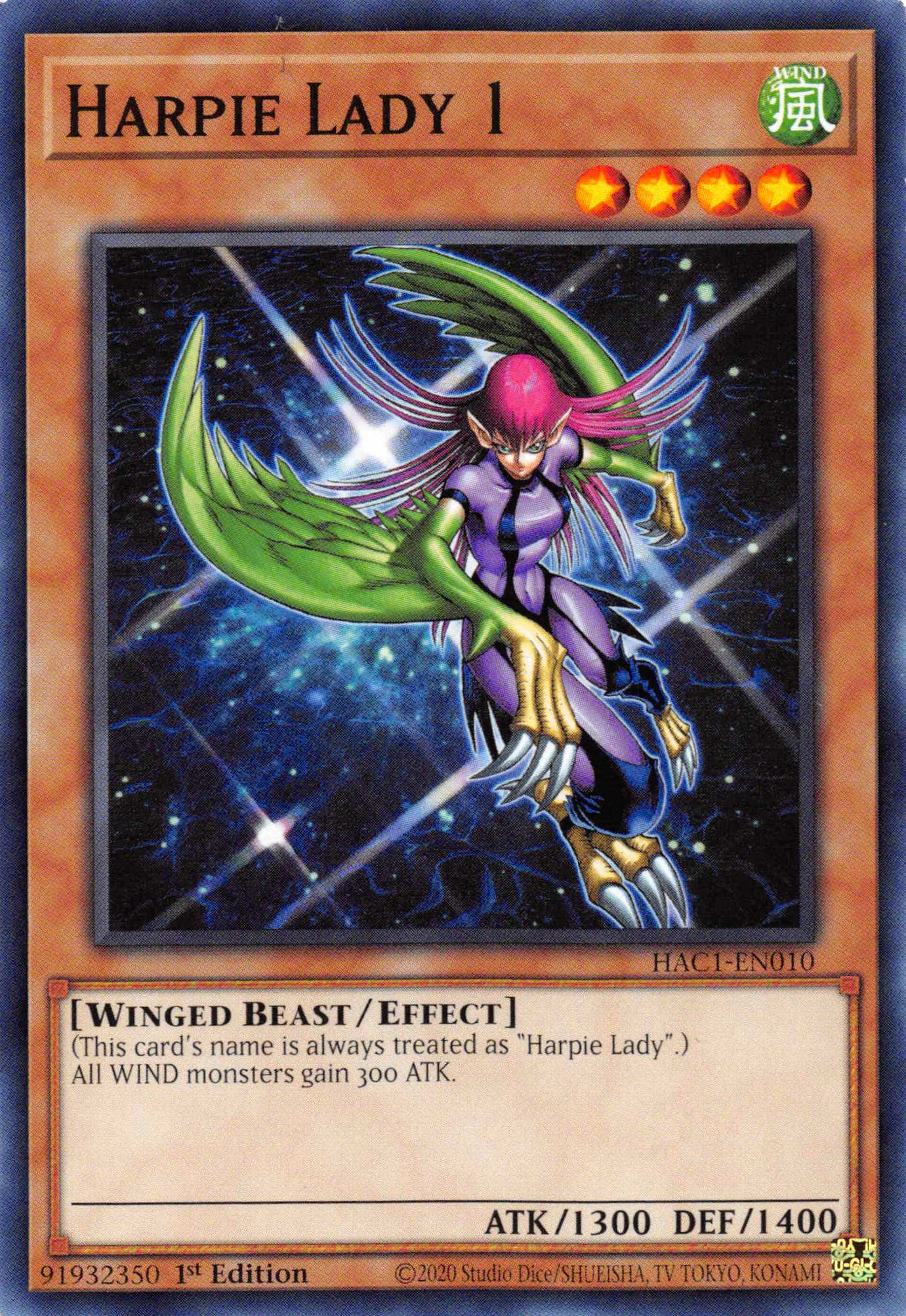 Harpie Lady 1 [HAC1-EN010] Common | Odin's Place