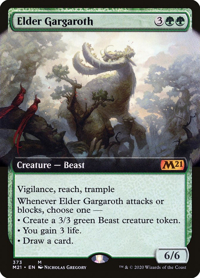 Elder Gargaroth (Extended Art) [Core Set 2021] | Odin's Place