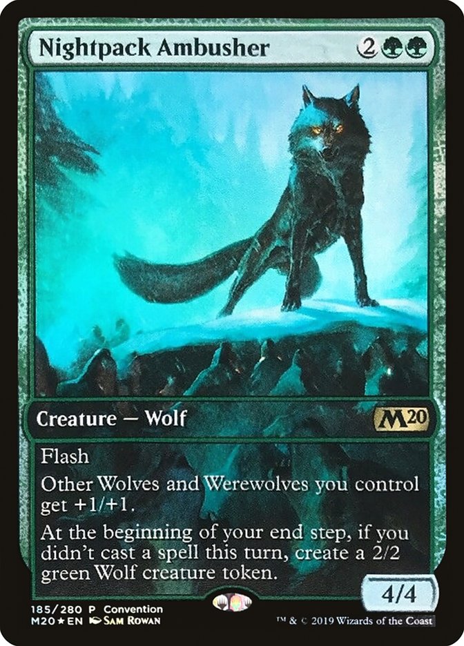 Nightpack Ambusher (Convention) (Full Art) [Core Set 2020 Promos] | Odin's Place