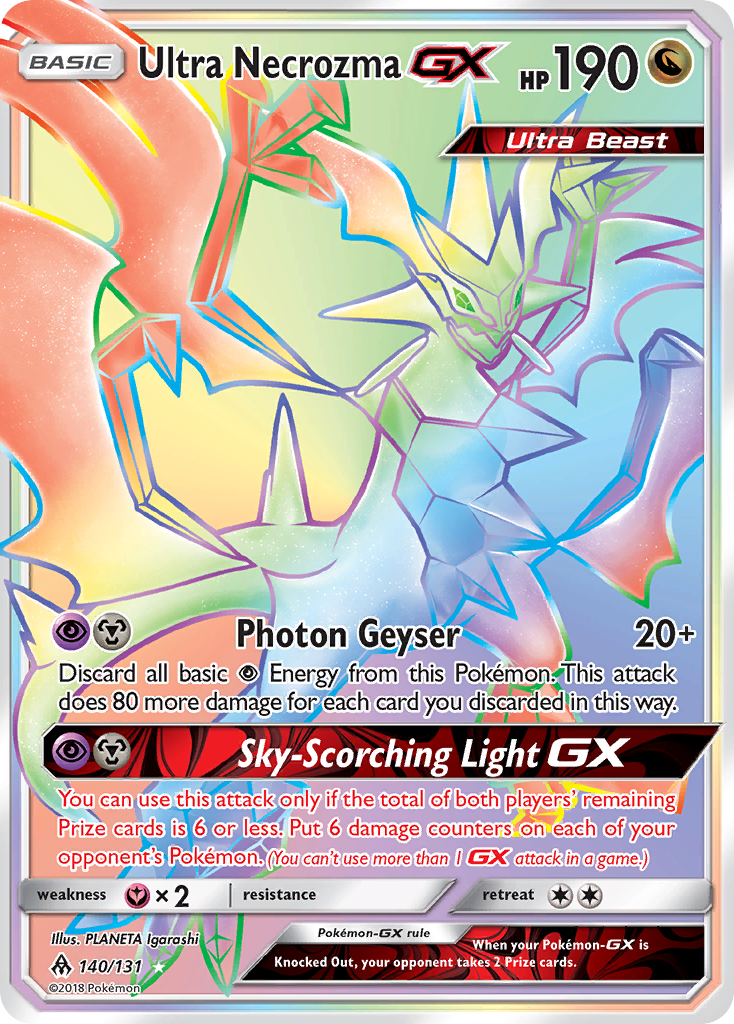Ultra Necrozma GX (140/131) [Sun & Moon: Forbidden Light] | Odin's Place