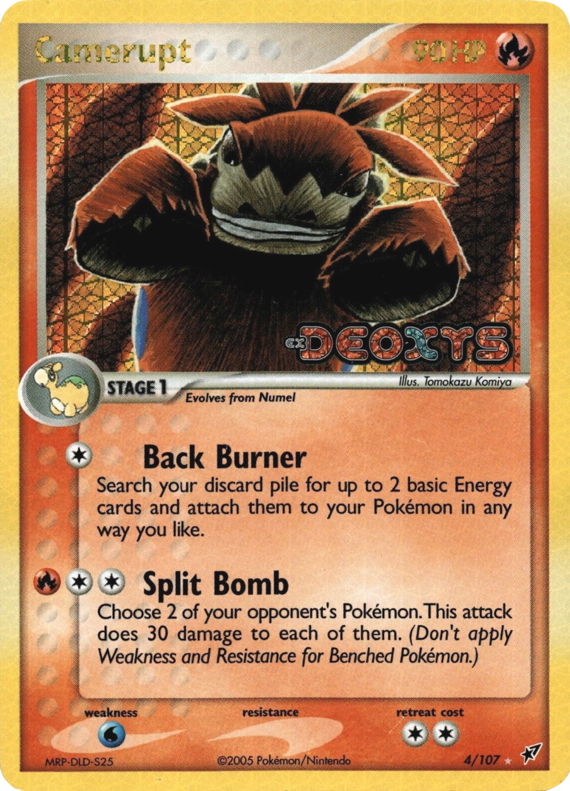 Camerupt (4/107) (Stamped) [EX: Deoxys] | Odin's Place