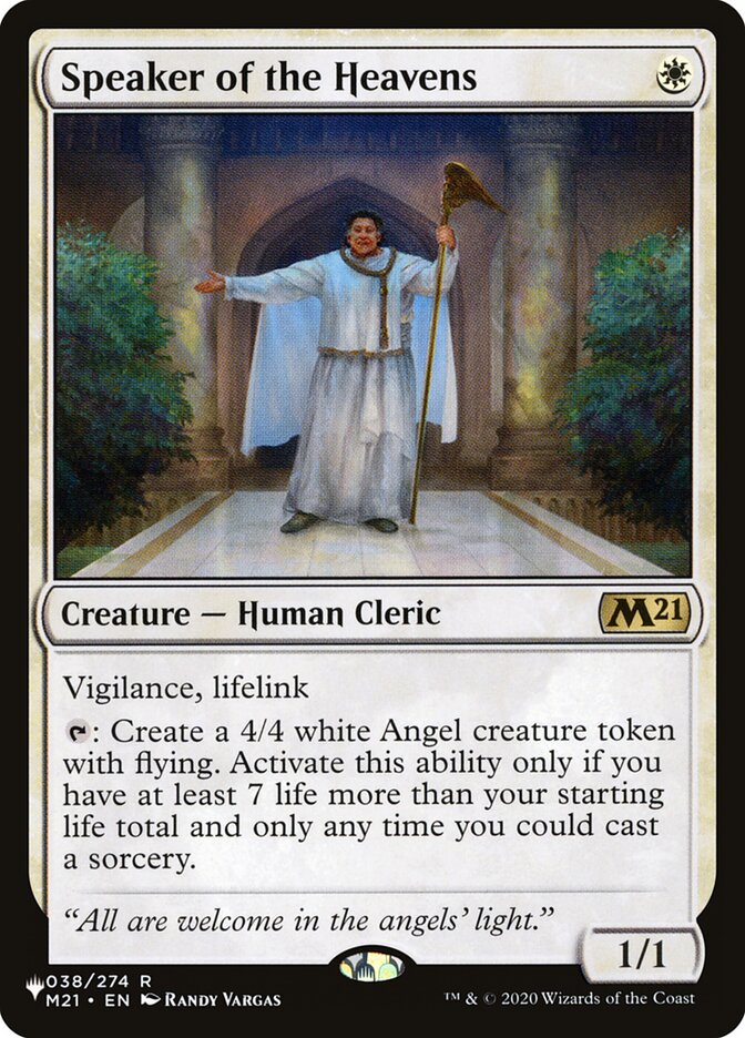 Speaker of the Heavens [The List] | Odin's Place