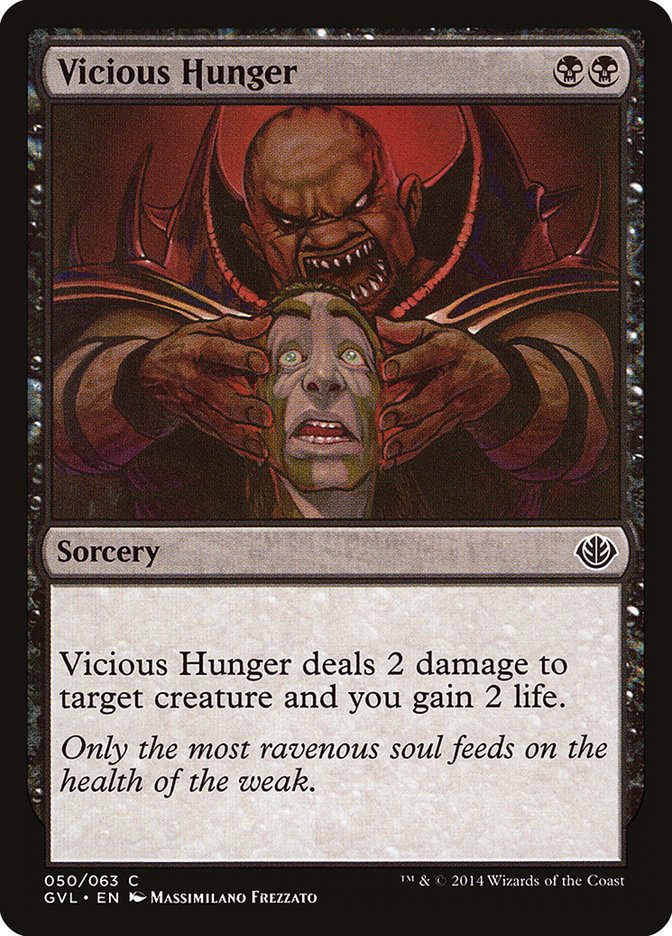 Vicious Hunger (50) (Garruk vs. Liliana) [Duel Decks Anthology] | Odin's Place