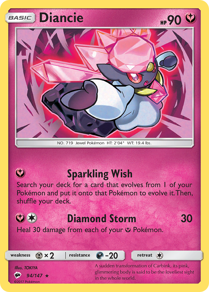Diancie (94/147) [Sun & Moon: Burning Shadows] | Odin's Place