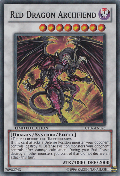 Red Dragon Archfiend [CT07-EN025] Super Rare | Odin's Place