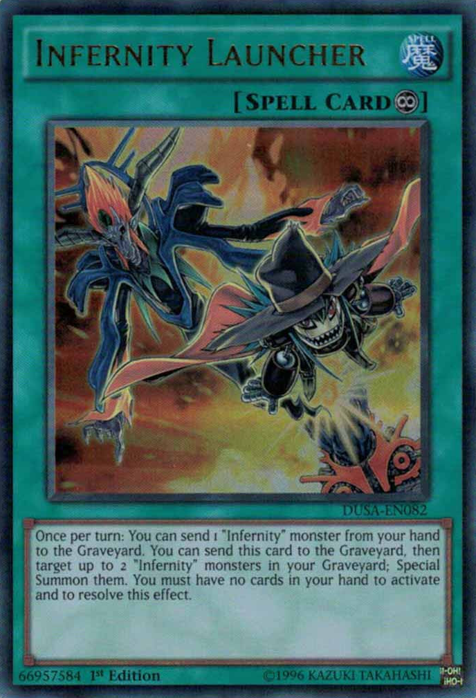 Infernity Launcher [DUSA-EN082] Ultra Rare | Odin's Place
