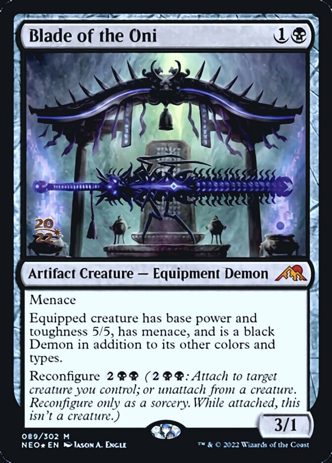 Blade of the Oni [Kamigawa: Neon Dynasty Prerelease Promos] | Odin's Place