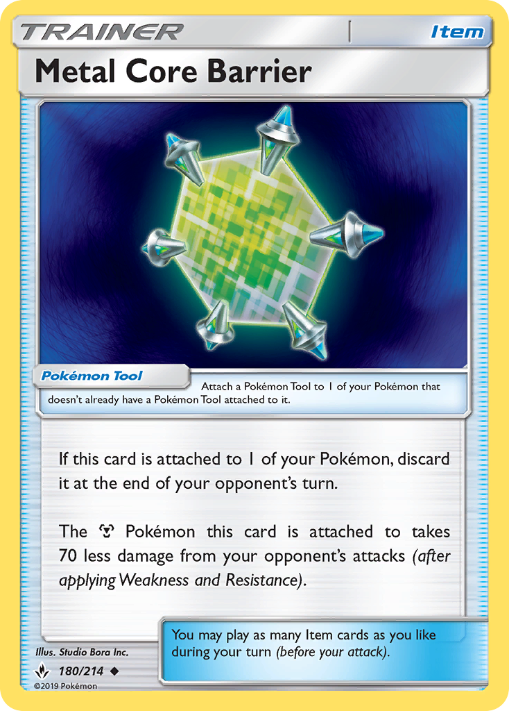 Metal Core Barrier (180/214) [Sun & Moon: Unbroken Bonds] | Odin's Place