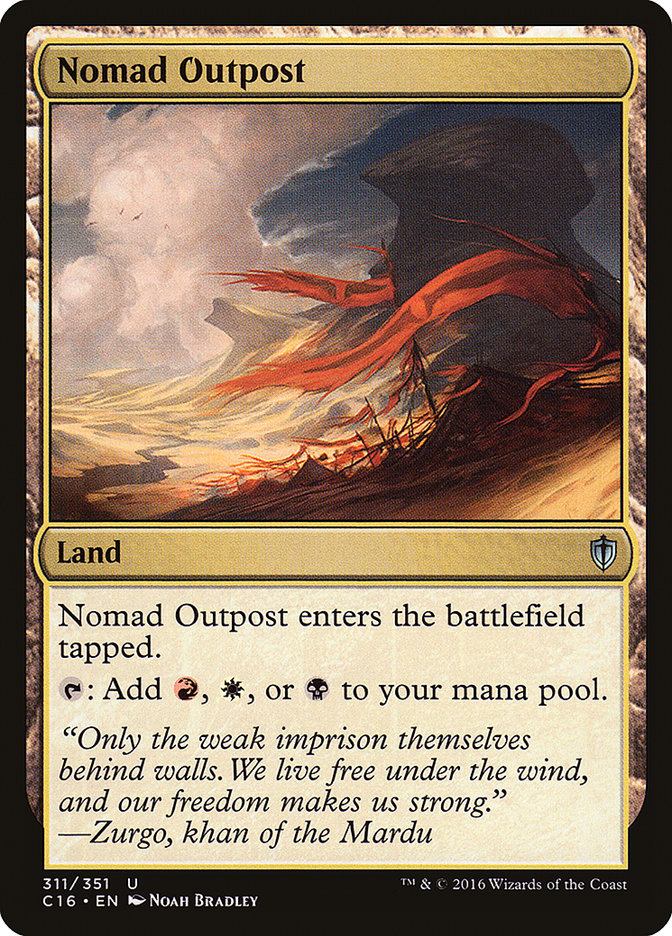 Nomad Outpost (311) [Commander 2016] | Odin's Place