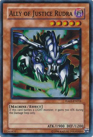 Ally of Justice Rudra [HA01-EN016] Super Rare | Odin's Place