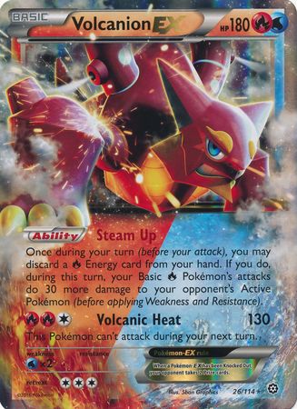 Volcanion EX (26/114) (Jumbo Card) [XY: Steam Siege] | Odin's Place