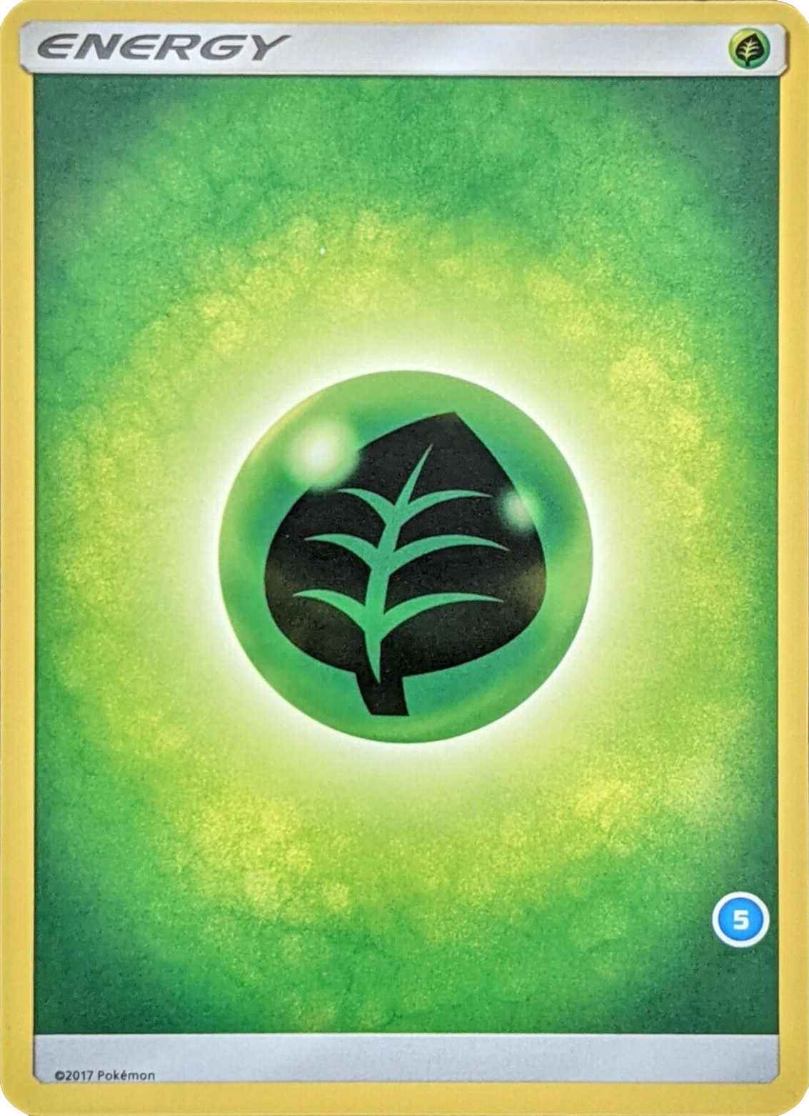 Grass Energy (Deck Exclusive #5) [Sun & Moon: Trainer Kit - Alolan Ninetales] | Odin's Place
