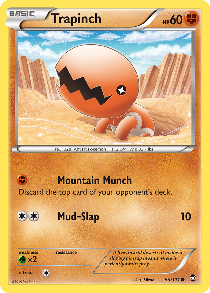 Trapinch (53/111) [XY: Furious Fists] | Odin's Place