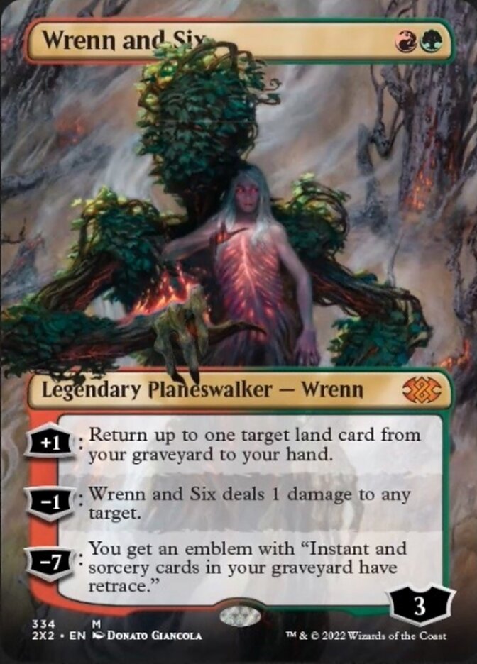 Wrenn and Six (Borderless) [Double Masters 2022] | Odin's Place
