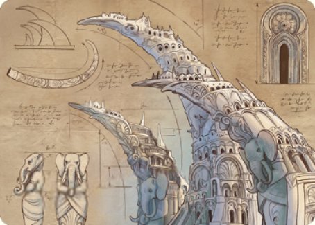 Ivory Tower Art Card [The Brothers' War Art Series] | Odin's Place