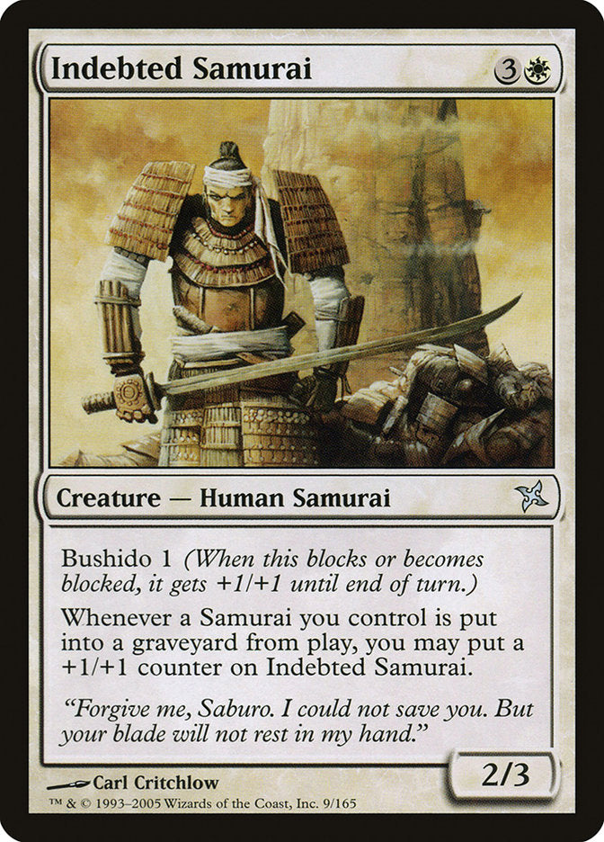 Indebted Samurai (9) [Betrayers of Kamigawa] | Odin's Place