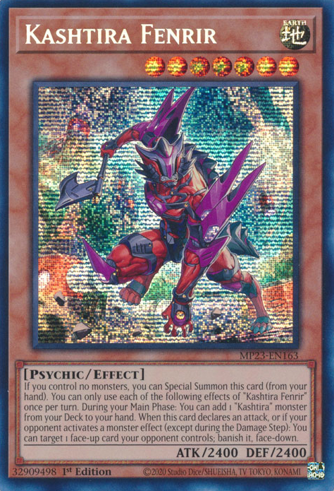 Kashtira Fenrir [MP23-EN163] Prismatic Secret Rare | Odin's Place