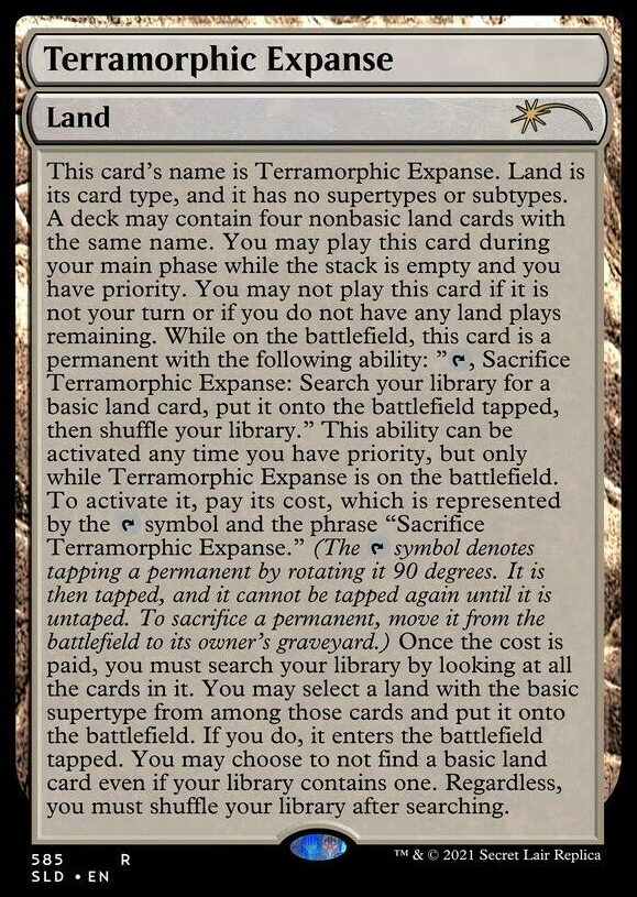 Terramorphic Expanse (Full Text) [Secret Lair Drop Promos] | Odin's Place