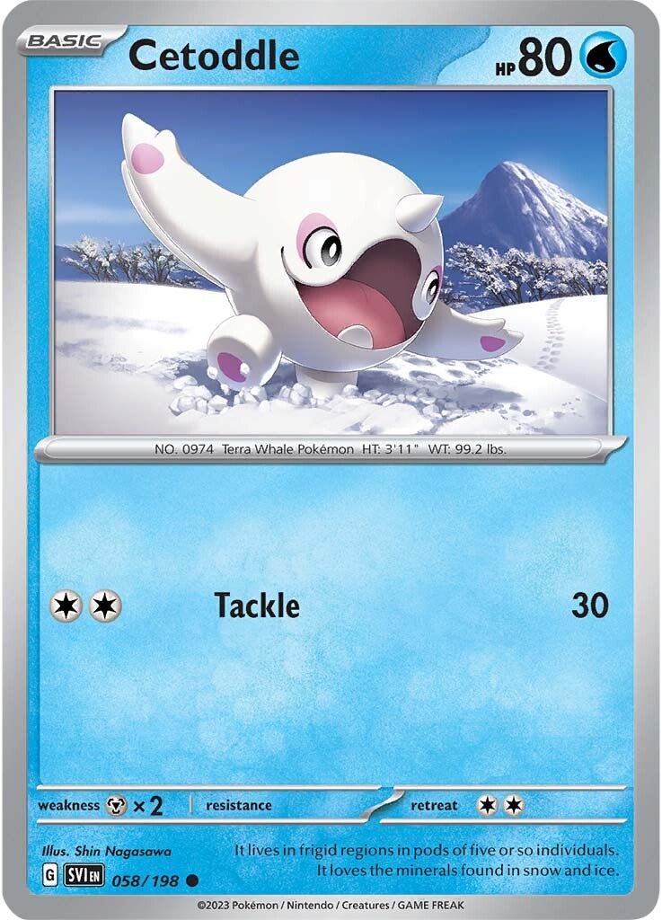 Cetoddle (058/198) [Scarlet & Violet: Base Set] | Odin's Place
