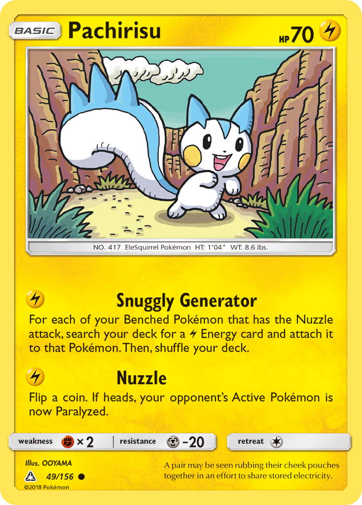 Pachirisu (49/156) [Sun & Moon: Ultra Prism] | Odin's Place