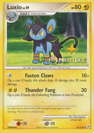 Luxio (52/130) (Prerelease Promo) [Nintendo: Black Star Promos] | Odin's Place