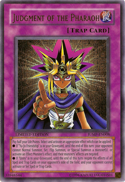 Judgment of the Pharaoh [JUMP-EN008] Ultra Rare | Odin's Place
