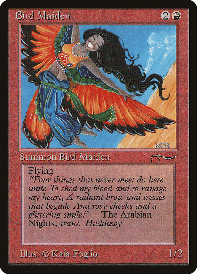 Bird Maiden (Light Mana Cost) [Arabian Nights] | Odin's Place