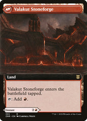 Valakut Awakening // Valakut Stoneforge (Extended Art) [Zendikar Rising] | Odin's Place