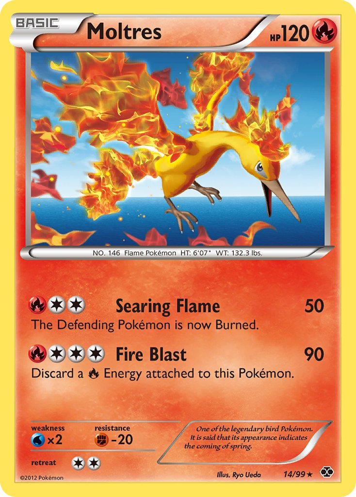 Moltres (14/99) (Blister Exclusive) [Black & White: Next Destinies] | Odin's Place