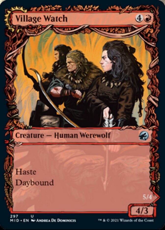 Village Watch // Village Reavers (Showcase Equinox) [Innistrad: Midnight Hunt] | Odin's Place
