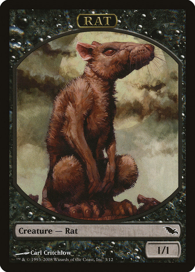 Rat Token (3) [Shadowmoor Tokens] | Odin's Place